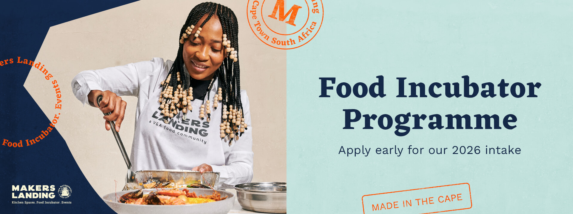 00325 Makers Landing Jan 25 Generic Banner Food Incubator