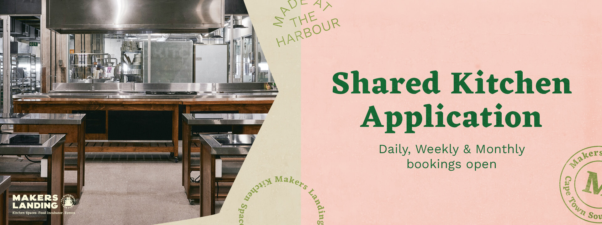 00325 Makers Landing Jan 25 Generic Banner Shared Kitchen